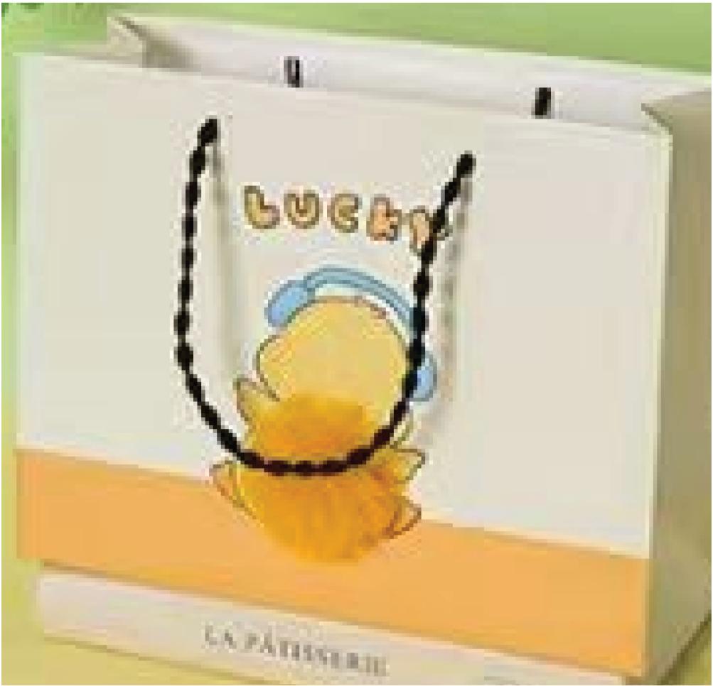 apricot with white lucky